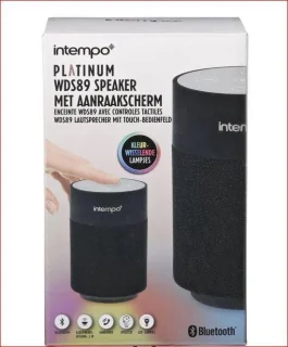 Stijlvolle draagbare speaker met touchscreen, maar beperkte accuduur