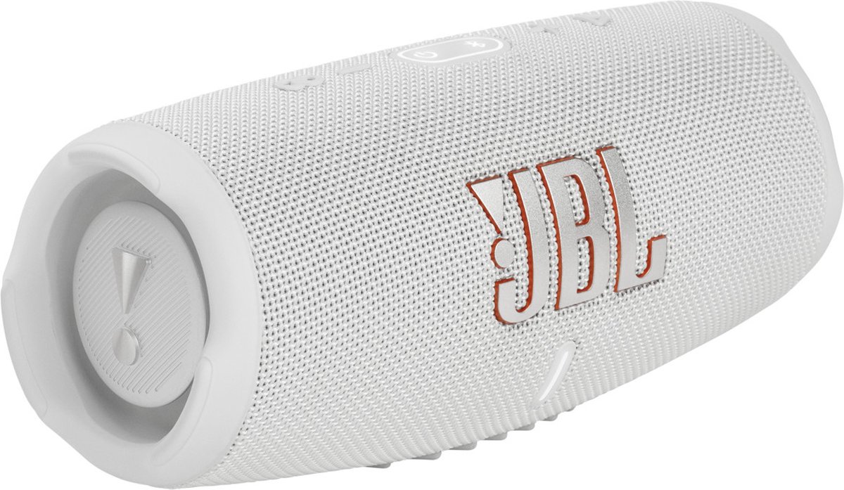De JBL Charge 5 Bluetooth Speaker Wit in één oogopslag