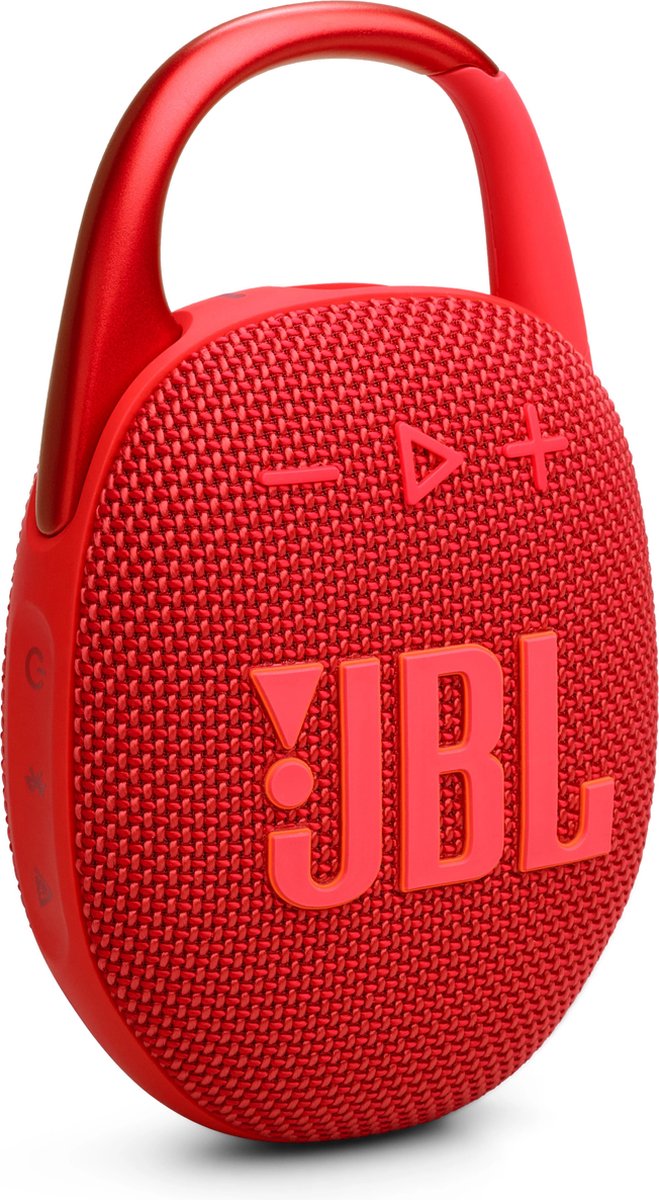 De JBL Clip 5 Draagbare Bluetooth Speaker Rood in één oogopslag
