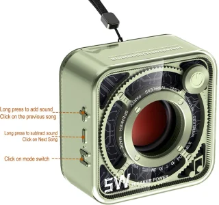 JeiibrZui Bluetooth Mini Luidspreker Groen