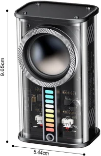 JeiibrZui Mini Bluetooth Luidspreker Zwart