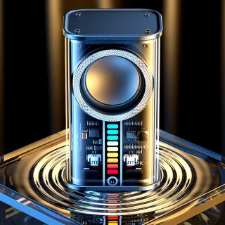 JeiibrZui Mini Bluetooth Luidspreker Zwart