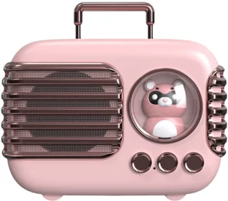 JeiibrZui Mini Bluetooth-speaker - Roze