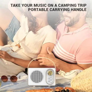 JeiibrZui Retro Bluetooth-luidspreker - Draagbare speaker