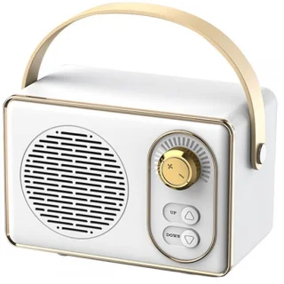 JeiibrZui Retro Bluetooth-luidspreker - Draagbare speaker