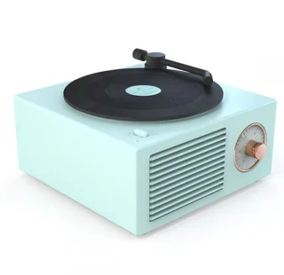 JeiibrZui Vintage Bluetooth-luidspreker - Blauw