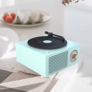 JeiibrZui Vintage Bluetooth-luidspreker - Blauw