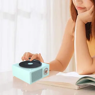 JeiibrZui Vintage Bluetooth-luidspreker - Blauw
