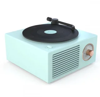 JeiibrZui Vintage Bluetooth-luidspreker - Blauw
