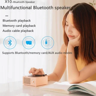 JeiibrZui Vintage Bluetooth-luidspreker