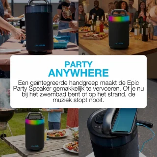 JLAB Epic Party Bluetooth Speaker Zwart
