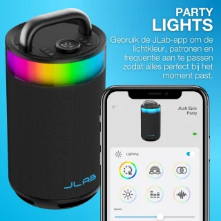 JLAB Epic Party Bluetooth Speaker Zwart
