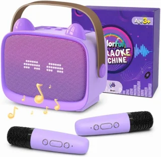 Juksun® kinder karaoke set met 2 draadloze microfoons
