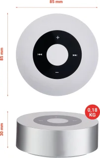KAMINIO MORITZ Luidspreker Bluetooth Zilver