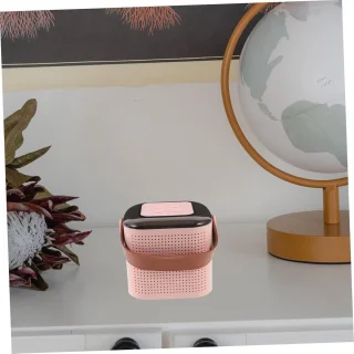 Karaoke luidspreker met microfoon - roze