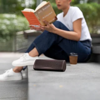 KEF Muo Draagbare Luidspreker - Cocoa Brown