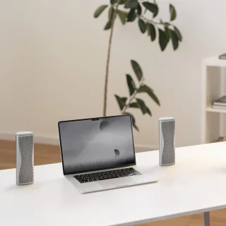 KEF Muo Luidspreker - Silver Dusk