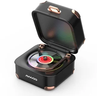 KINSI Retro platenspeler Bluetooth-luidspreker