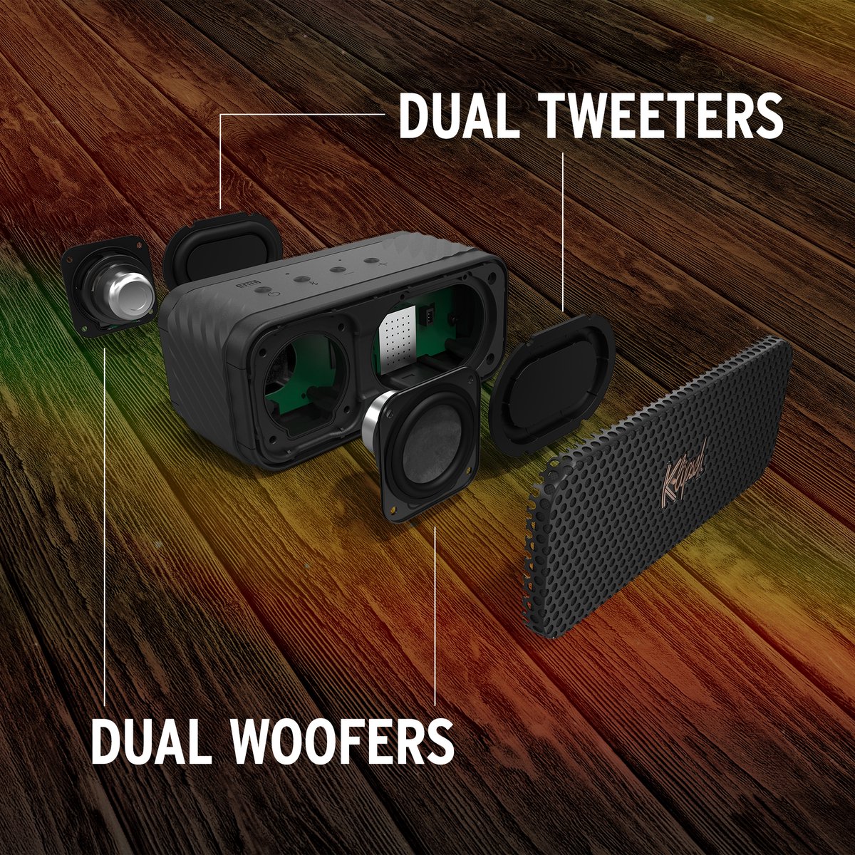 Klipsch Nashville Bluetooth 5.3 Draagbare Speaker