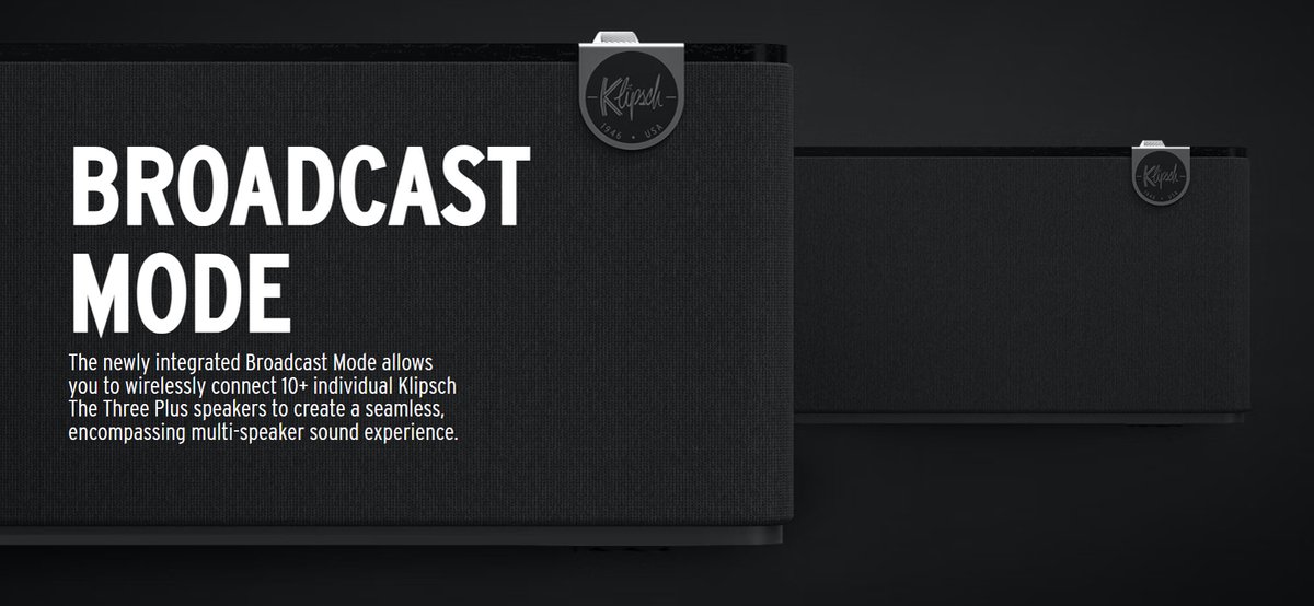 Klipsch The Three Plus Draadloze Speaker Walnoot