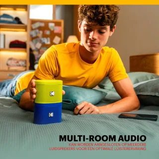 Kodak SoundBrix Bluetooth Speaker 2-pack Blauw