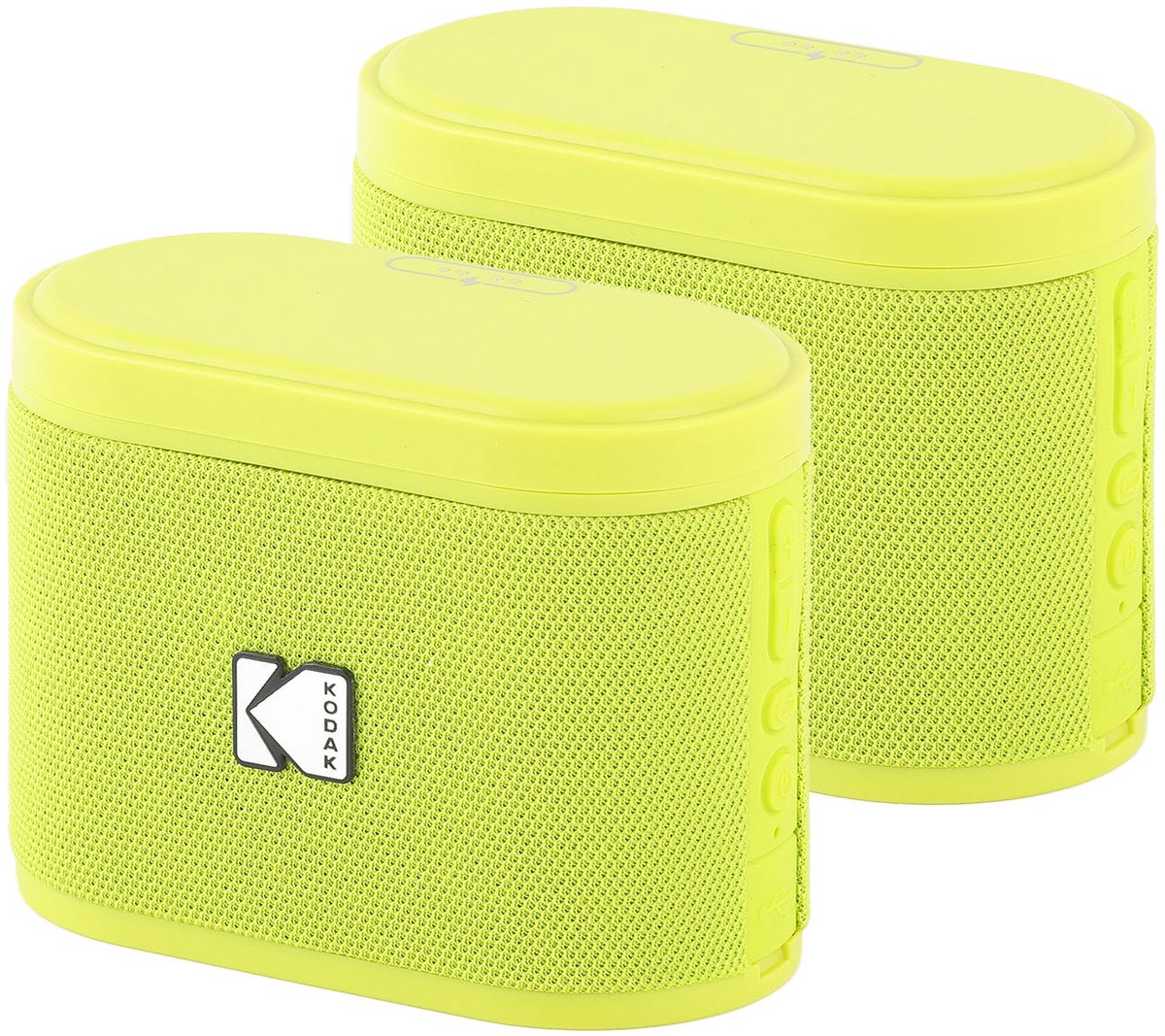 Kodak SoundBrix Bluetooth Speaker 2-pack Geel