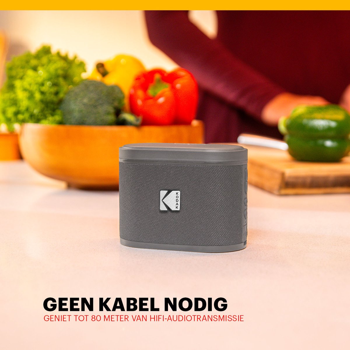 Kodak SoundBrix Bluetooth Speaker 2-pack Grijs
