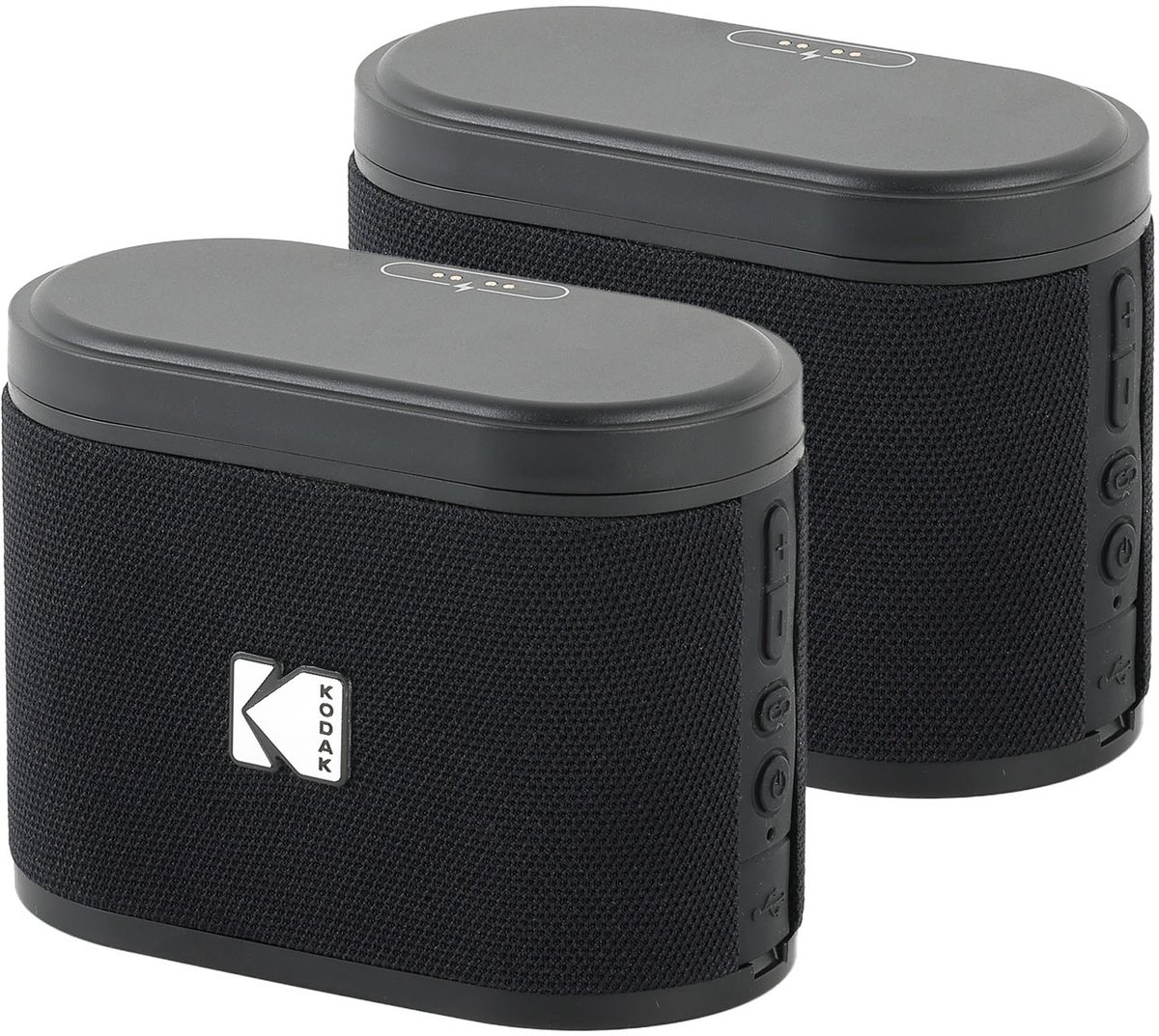 Kodak SoundBrix Bluetooth Speaker 2-pack Zwart