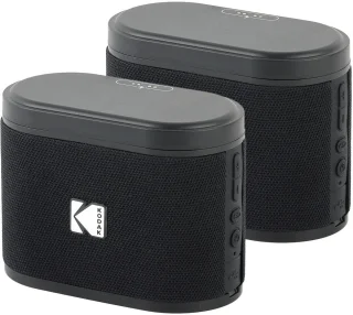 Kodak SoundBrix Bluetooth Speaker 2-pack Zwart