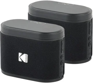 Kodak SoundBrix Bluetooth Speaker 2-pack Zwart