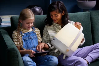 Kooduu Lite-Up PLAY Sky Blue - Speaker en LED-lamp