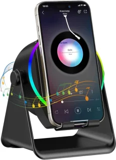 Kraftverdia Mini RGB Bluetooth Speaker & Telefoonhouder