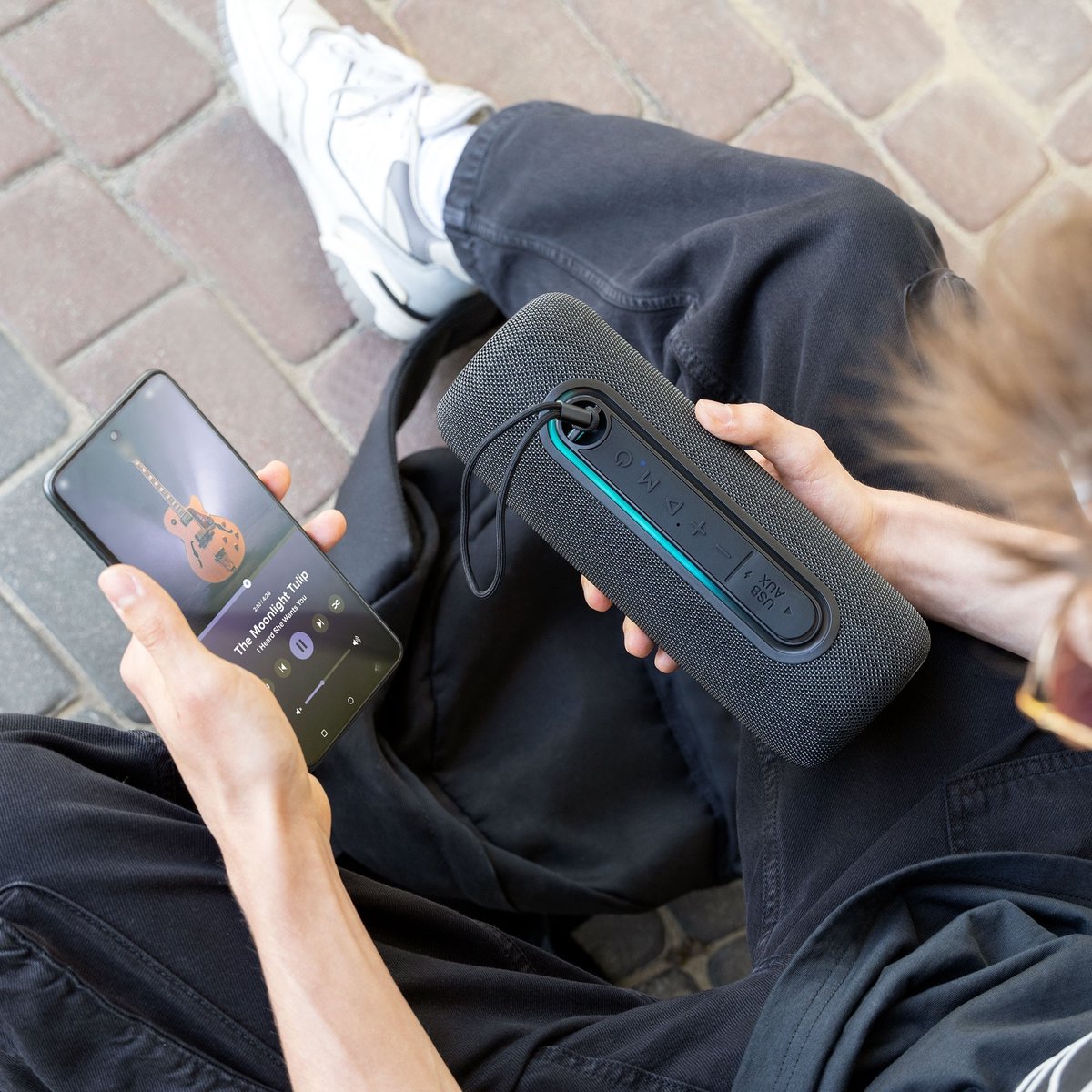 Krüger & Matz Street Draadloze Bluetooth Speaker 20W Zwart