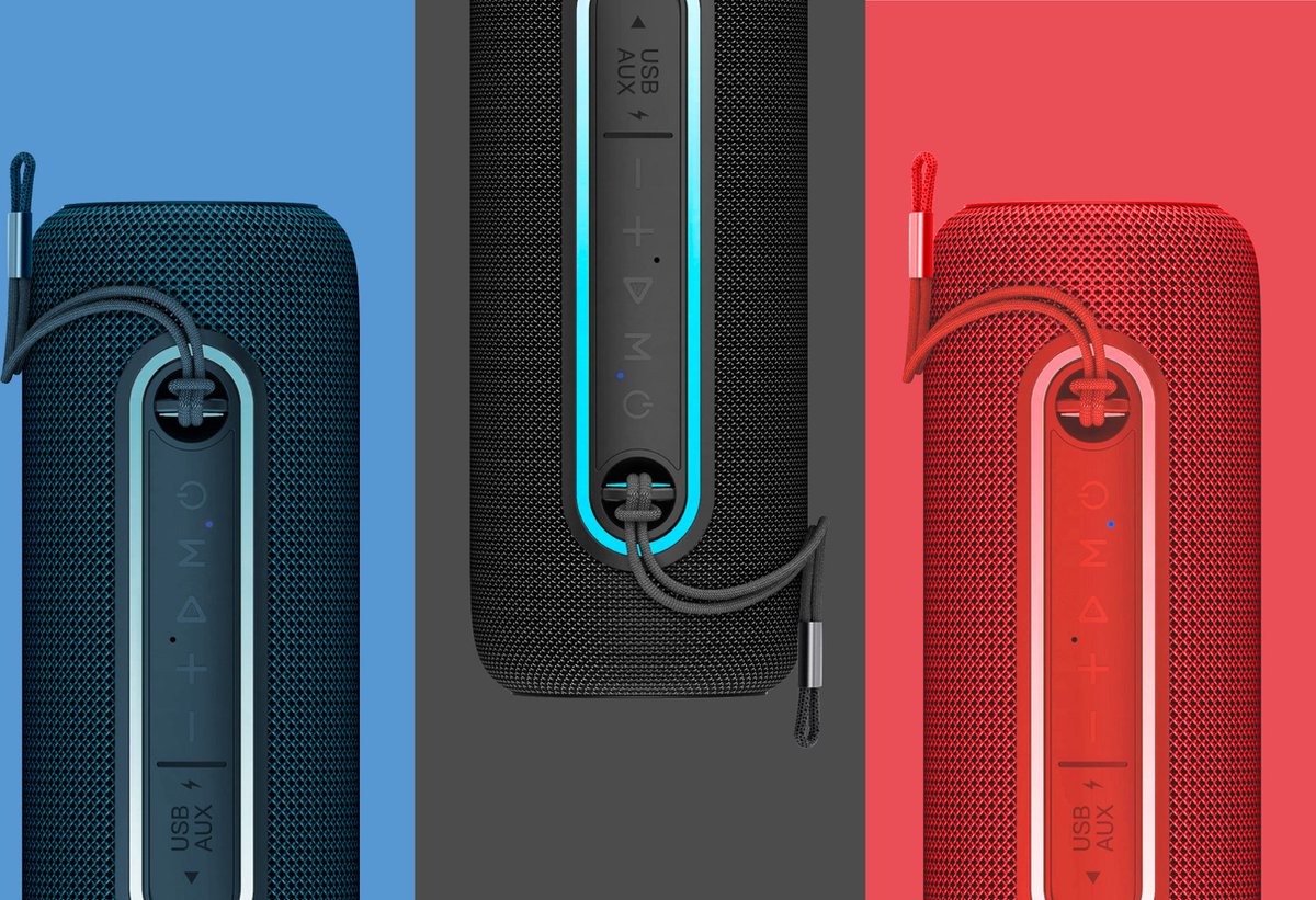 Krüger & Matz Street Draadloze Bluetooth Speaker 20W Zwart
