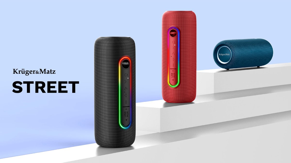 Krüger & Matz Street Draadloze Bluetooth Speaker 20W Zwart