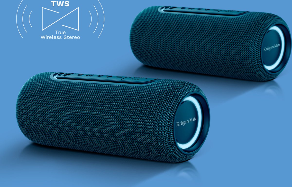 Krüger & Matz Street Draadloze Bluetooth Speaker 20W Zwart