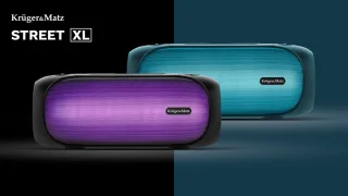 Krüger & Matz Street XL Draadloze Bluetooth Speaker Zwart