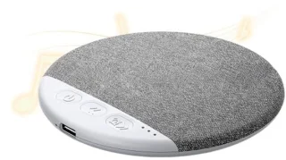 Kussenspeaker grijs