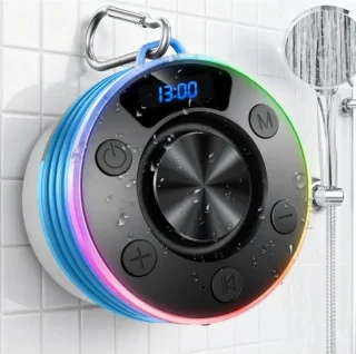 KZQ draagbare bluetooth douchespeaker blauw