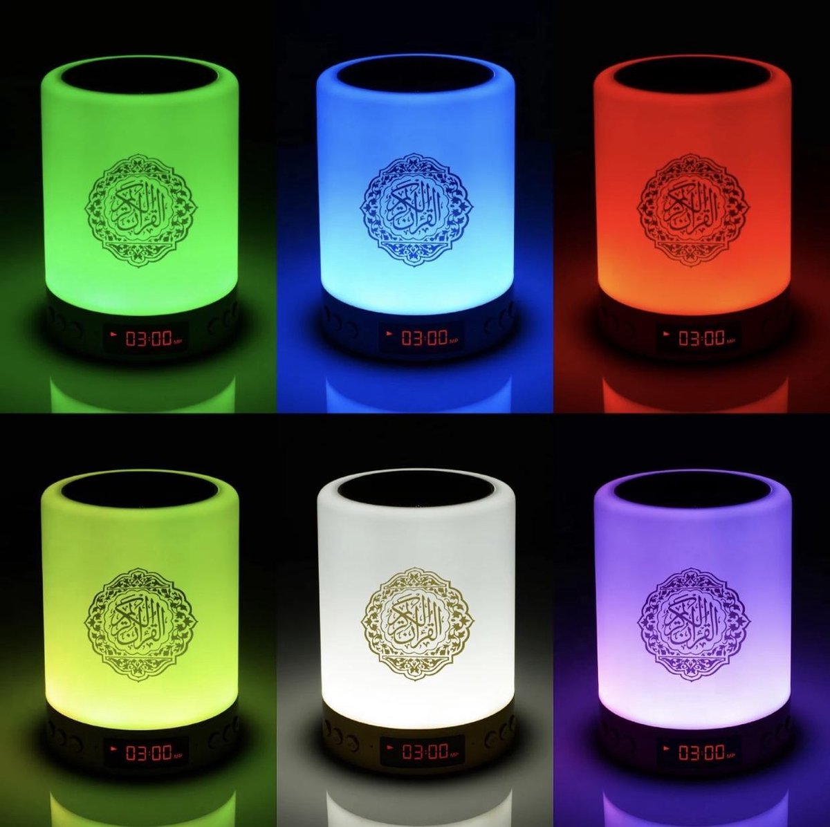 LED Koran Bluetooth Speaker Draadloos met FM Radio