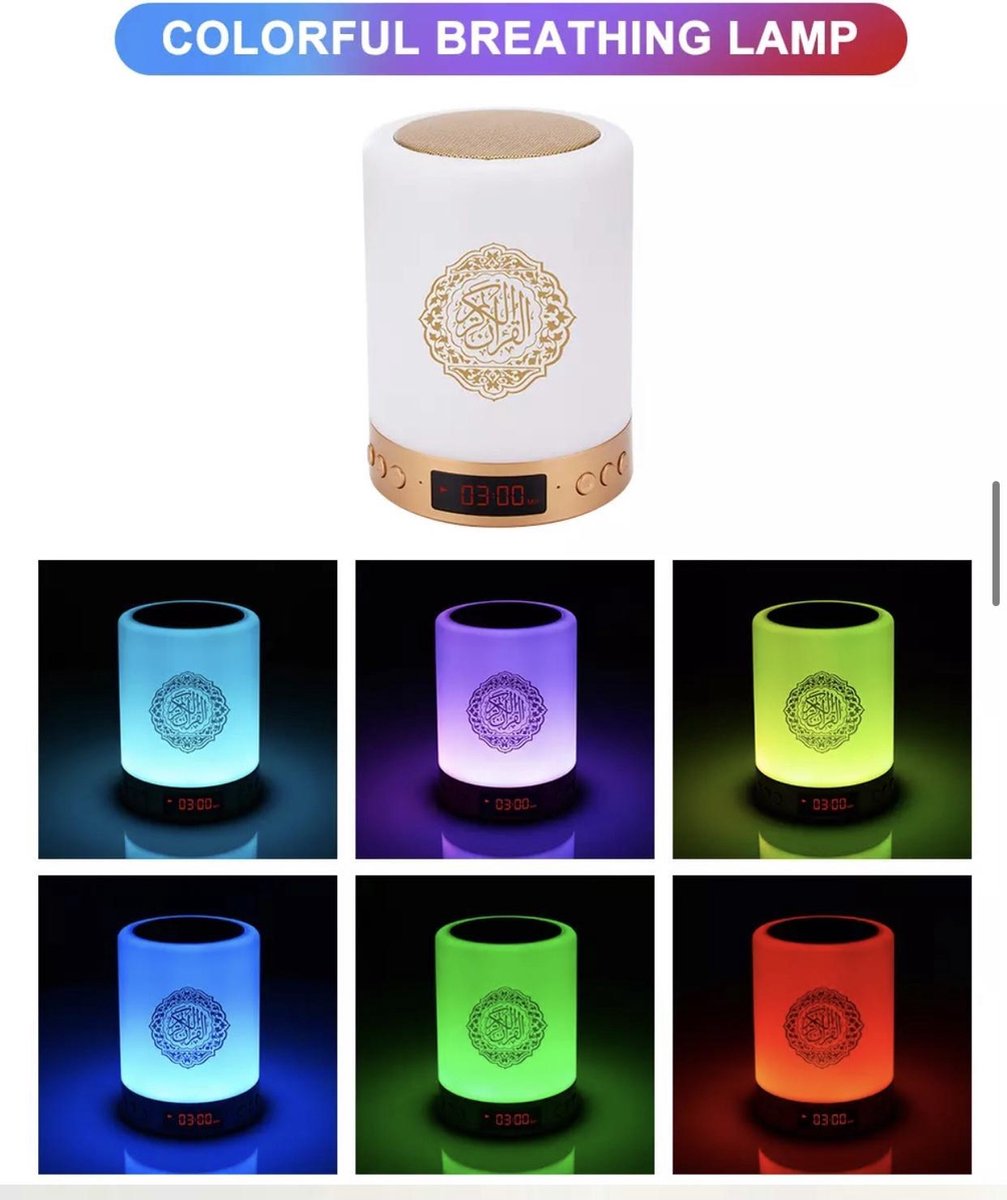 LED Koran Bluetooth Speaker Draadloos met FM Radio