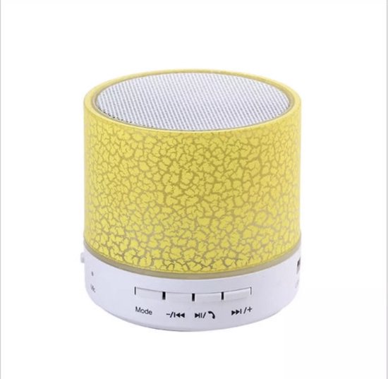 Led Mini Bluetooth Speaker Geel