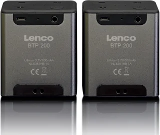 Lenco BTP-200BK Bluetooth Speaker Zwart