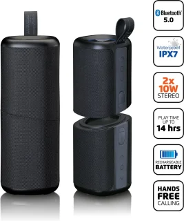 Lenco BTP-400BK Bluetooth Speaker Zwart