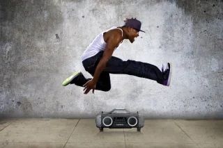 Lenco SPR-200BK Bluetooth Speaker Zwart