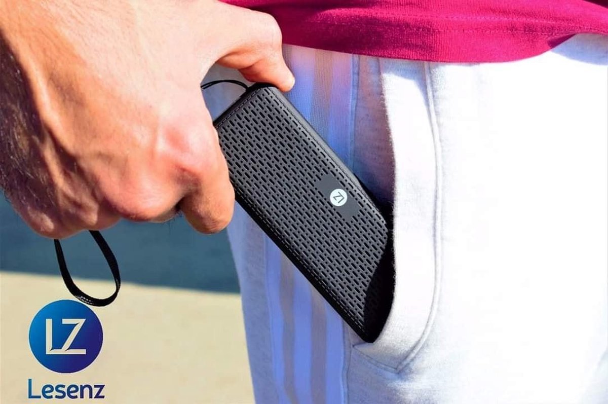 LeSenz Pocket TWS Bluetooth Speaker Zwart