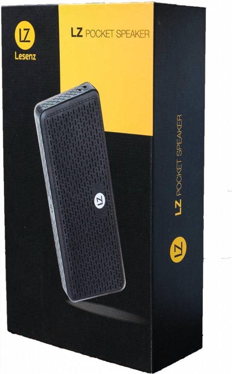 LeSenz Pocket TWS Bluetooth Speaker Zwart