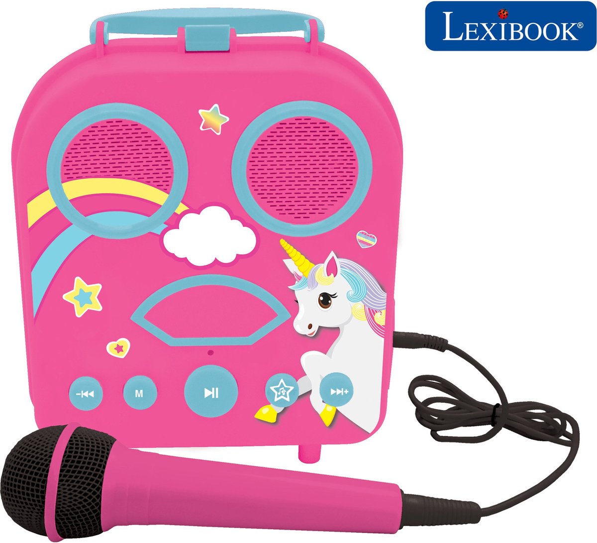 Lexibook Unicorn Bluetooth Karaokemicrofoon
