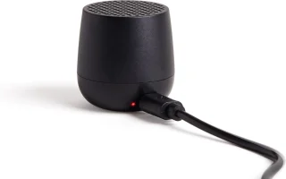 Lexon MINO+ Draadloze Speaker Zwart