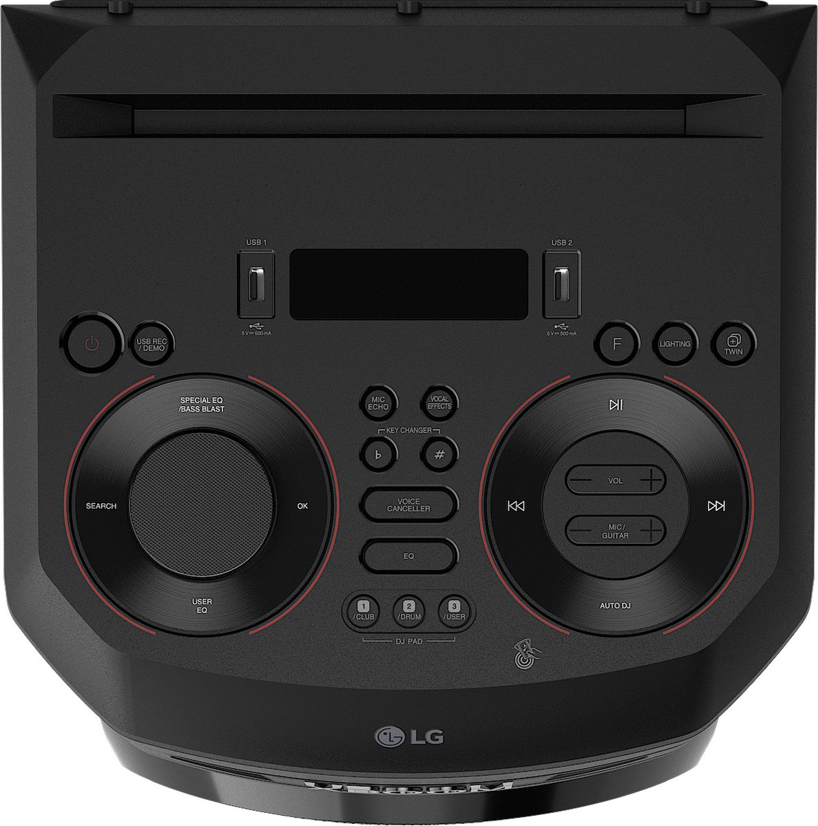 LG XBOOM RNC5 Feestluidspreker Zwart